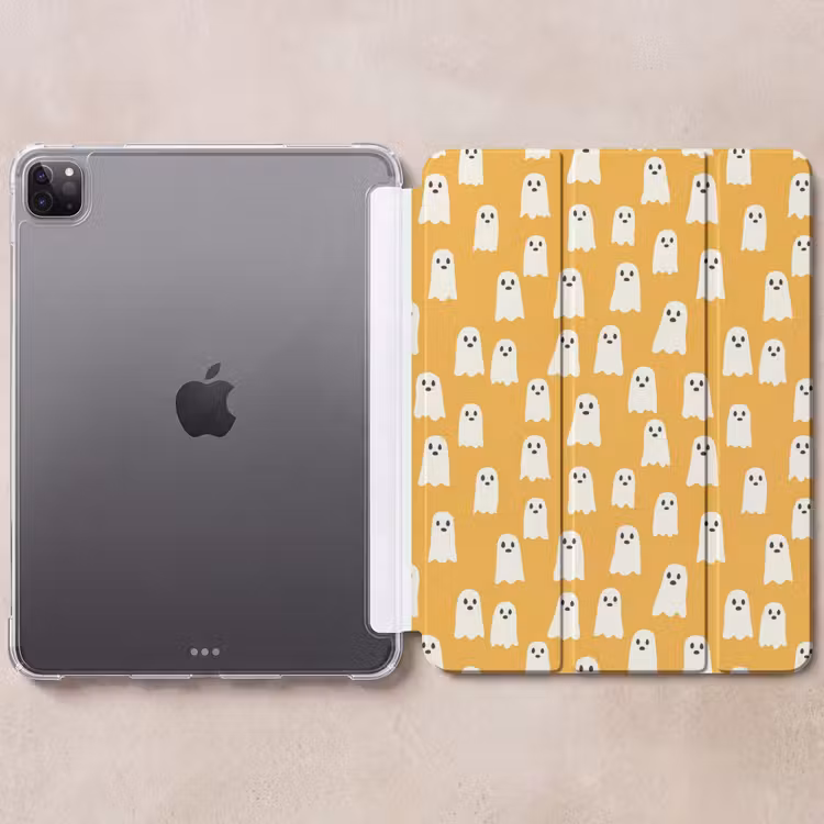 iPad-Hülle - Halloween - Gespenster - Ocker — 6