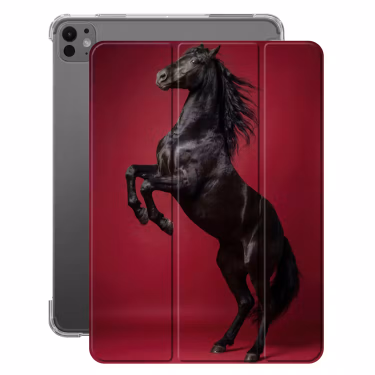 iPad-Hülle - Hengst - Steigert - Rot — 1