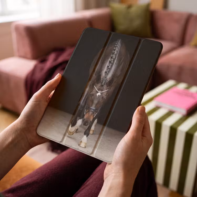 iPad-Hülle - Pferd - Modern - Porträt — 4