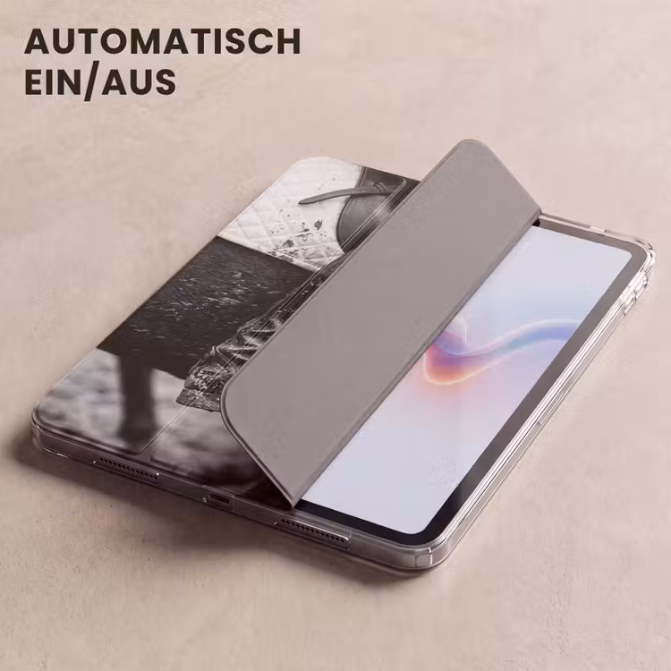 iPad-Hülle - Pferd - Sport - Schwarz - Weiß — 5