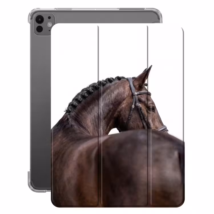 iPad-Hülle - Porträt - Pferd - Elegant — 1