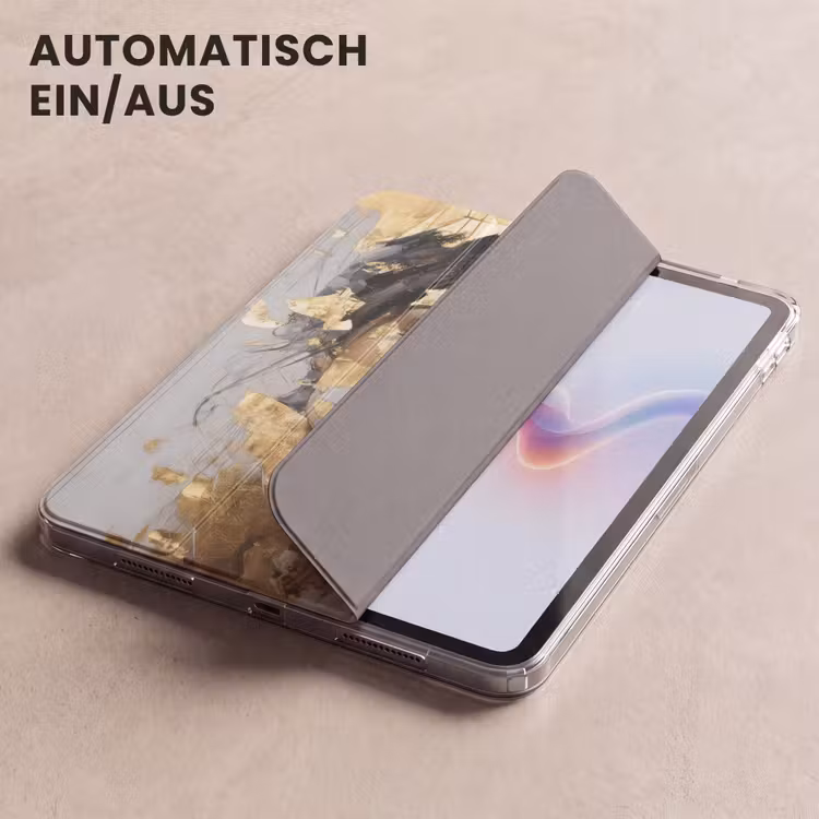 iPad-Hülle - Geschmückt - Frau - Gold - Augen — 5