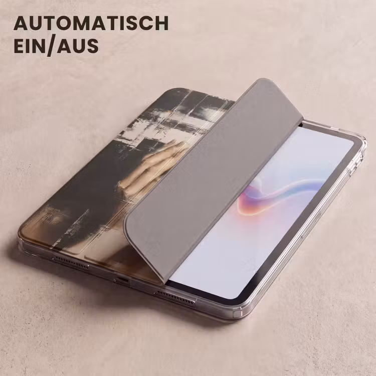 iPad-Hülle - Hand - Gesicht - Streifen - Abstrakt — 5