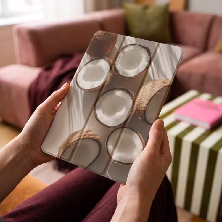 iPad-Hülle - Kokosnüsse - Braun - Farbton — 4