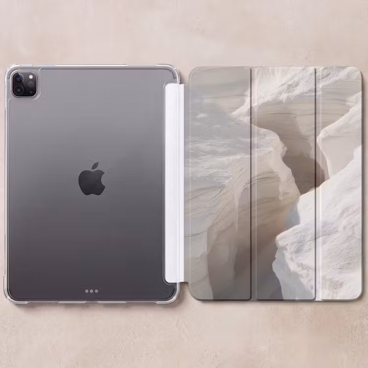 iPad-Hülle - Schlucht - Weiß - Schnee — 6