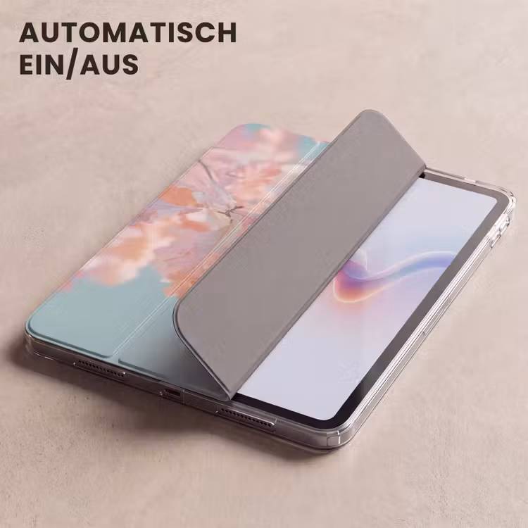 iPad-Hülle - Eichenblätter - Zweige - Rosa — 5