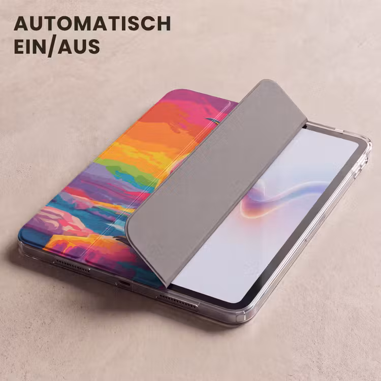 iPad-Hülle - Eisscholle - Pinguin - Abstrakt - Himmel — 5