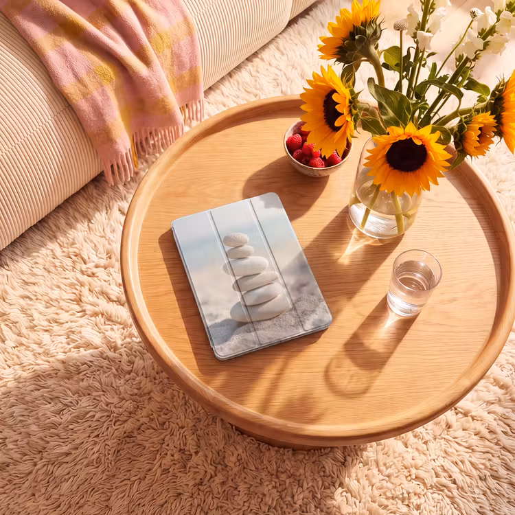 iPad-Hülle - Steine - Stapel - Sand - Meer — 2