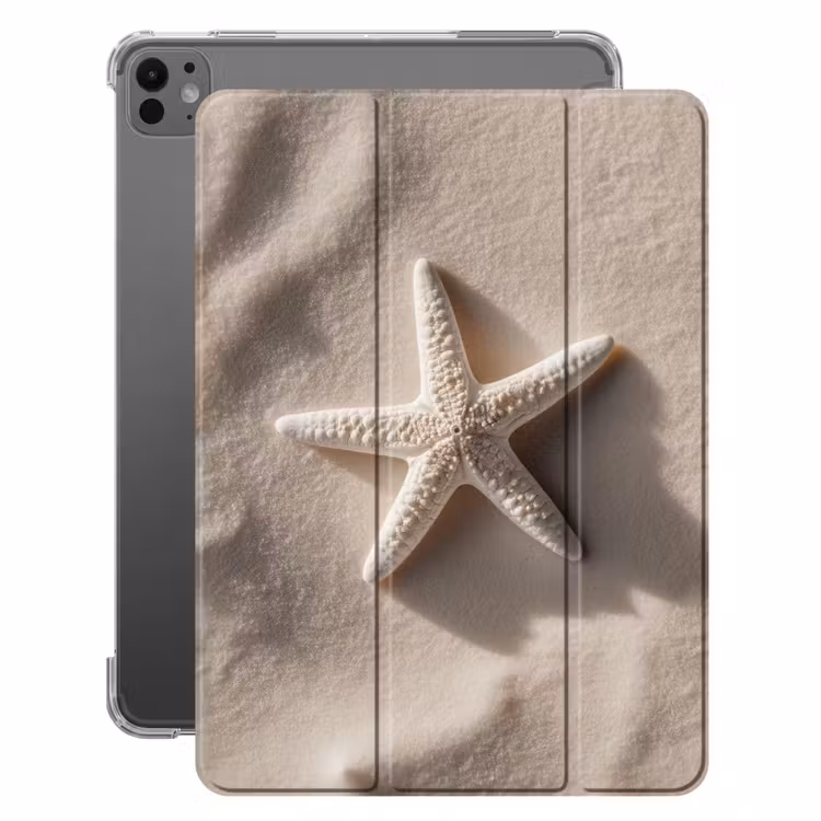 iPad-Hülle - Strand - Seestern - Sand - Beige — 1