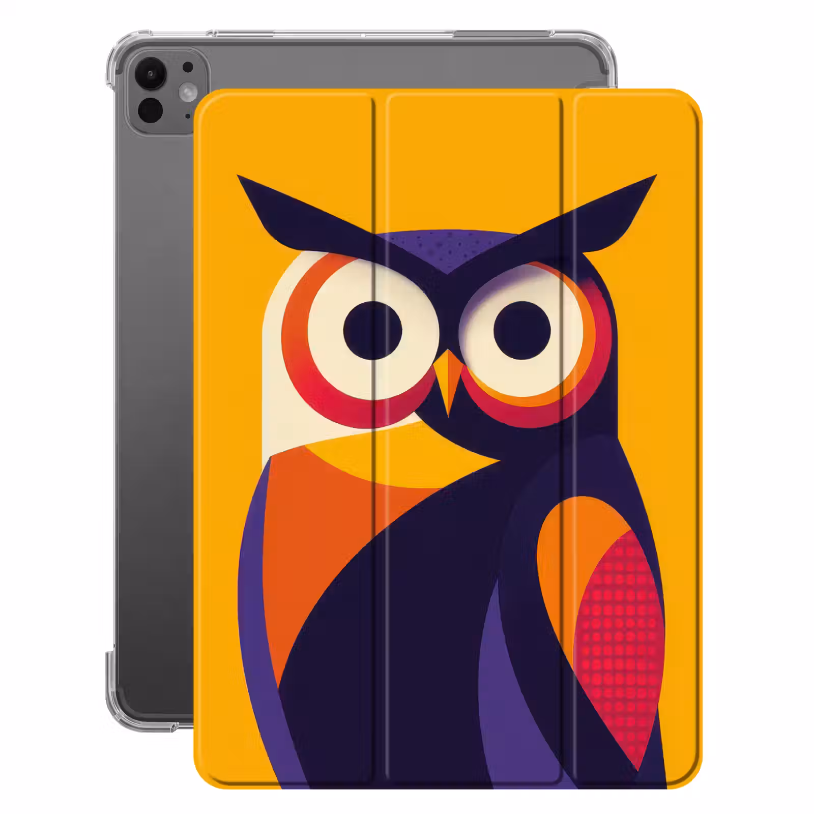 iPad-Hülle - Eule - Grafik - Bunt - Augen — 1