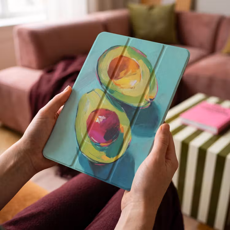 iPad-Hülle - Avocado - Grün - Saatgut - Schatten — 4