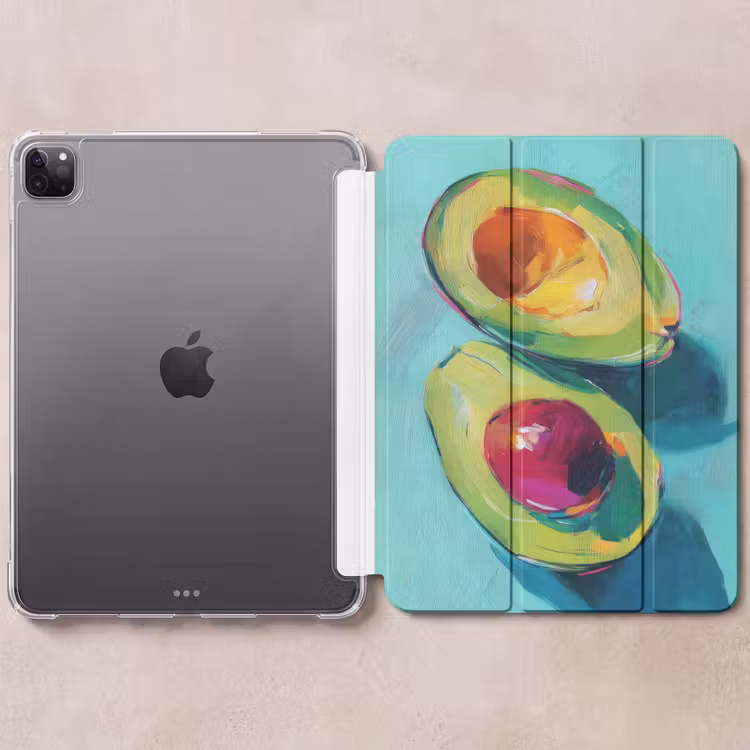 iPad-Hülle - Avocado - Grün - Saatgut - Schatten — 6