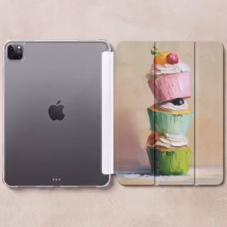 iPad-Hülle - Cupcakes - Gestapelt - Bunt - Obst — 6