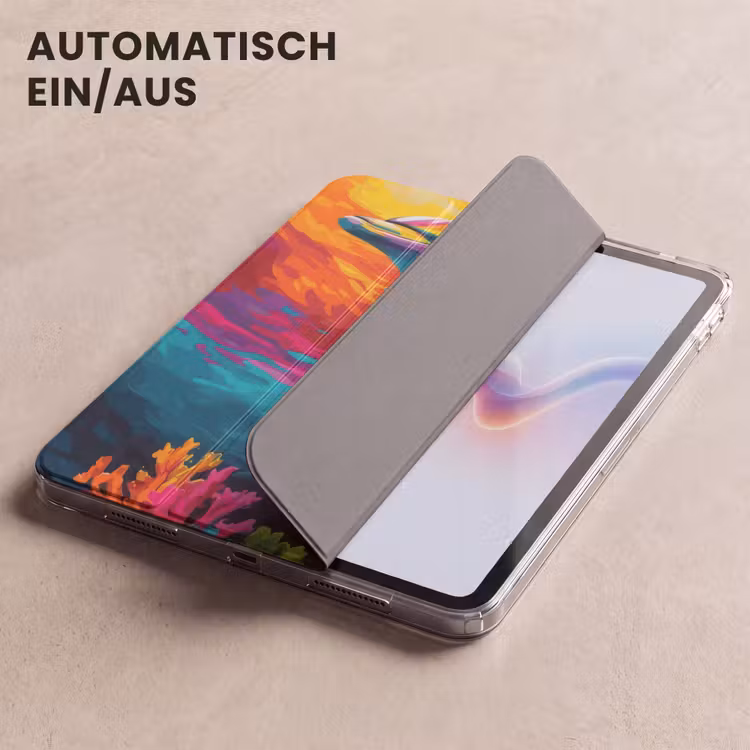 iPad-Hülle - Delfin - Farbenfroh - Ozean - Koralle — 5