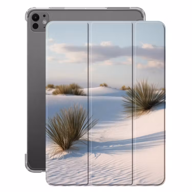 iPad-Hülle - Dünen - Gras - Wolken - Beige — 1