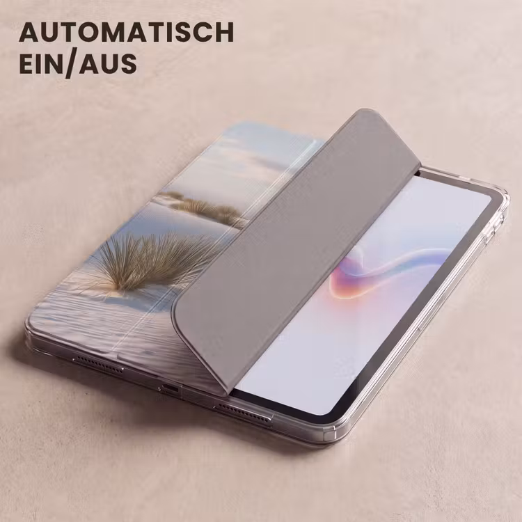 iPad-Hülle - Dünen - Gras - Wolken - Beige — 5