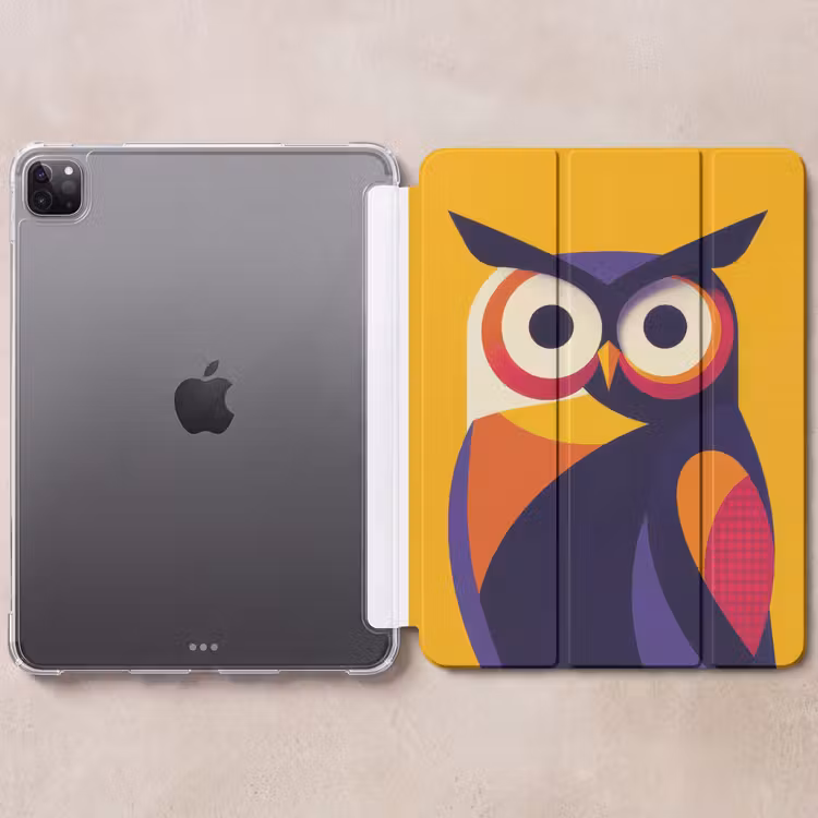 iPad-Hülle - Eule - Grafik - Bunt - Augen — 6