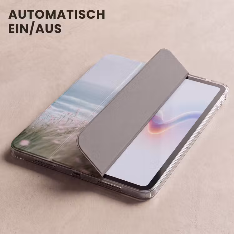 iPad-Hülle - Leuchtturm - Klippe - Meer - Blumen — 5