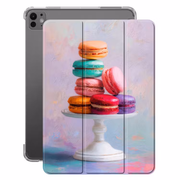 iPad-Hülle - Makronen - Schale - Pastell - Farbenfroh — 1
