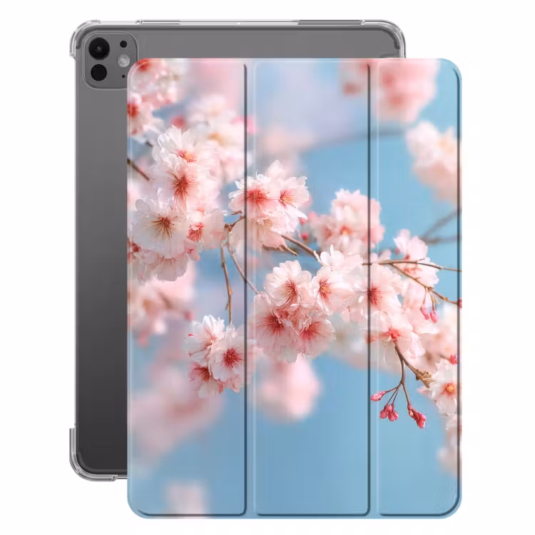 iPad-Hülle - Zweige - Blüten - Rosa — 1