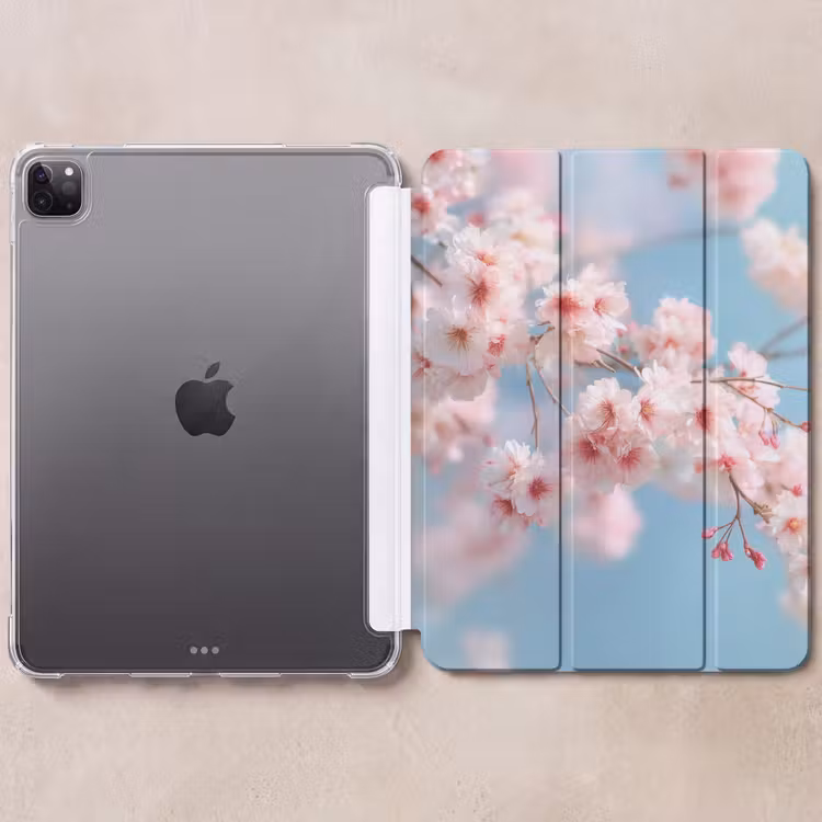 iPad-Hülle - Zweige - Blüten - Rosa — 6