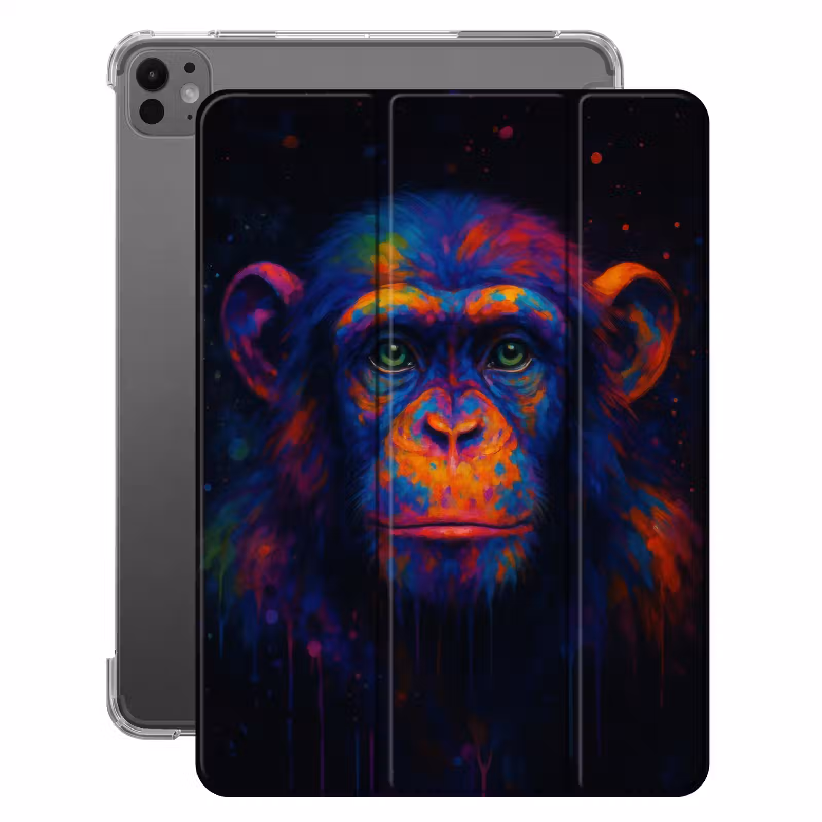iPad-Hülle - Bunt - Affe - Abstrakt — 1