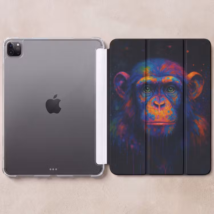 iPad-Hülle - Bunt - Affe - Abstrakt — 6