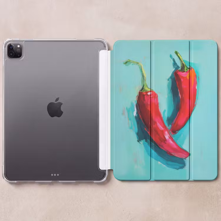 iPad-Hülle - Chilischoten - Gefärbt - Rot — 6