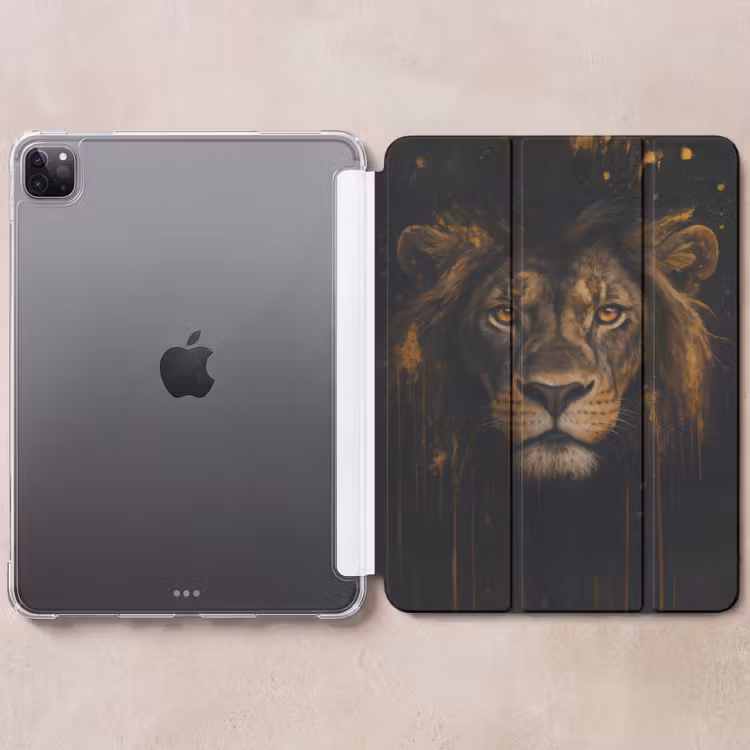 iPad-Hülle - Löwe - Gold - Drops — 6