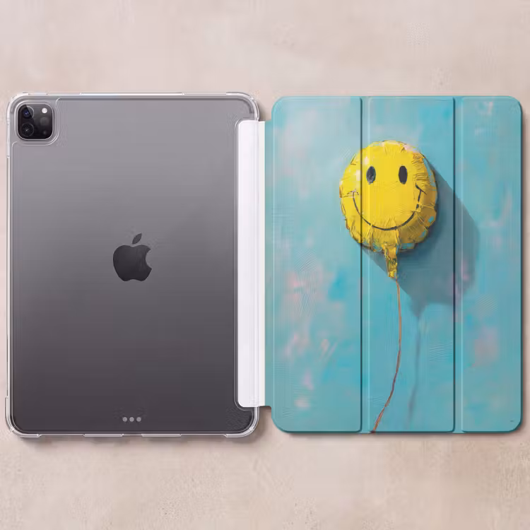 iPad-Hülle - Luftballon - Gelb - Smiley — 6