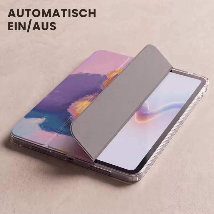 iPad-Hülle - Teddybär - Schatten - Pinselstriche - Lila — 5