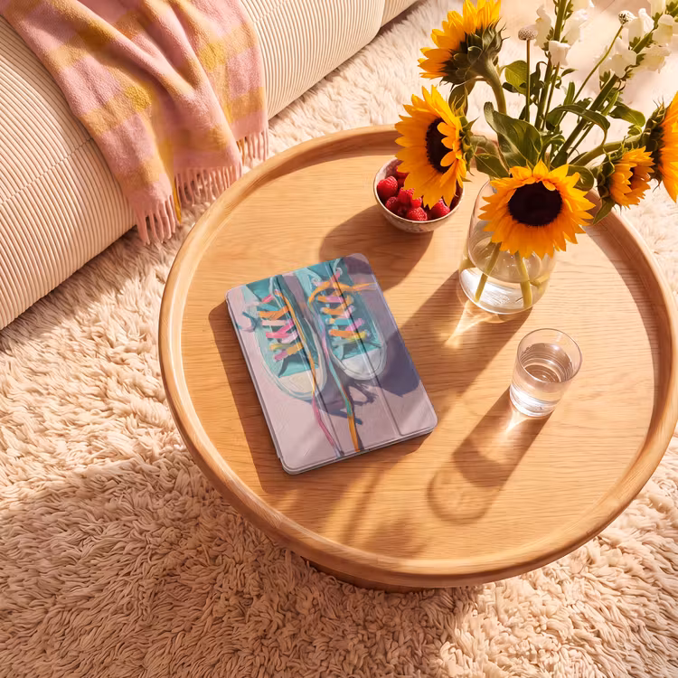 iPad-Hülle - Turnschuhe - Schnürsenkel - Bunt - Farbton — 2