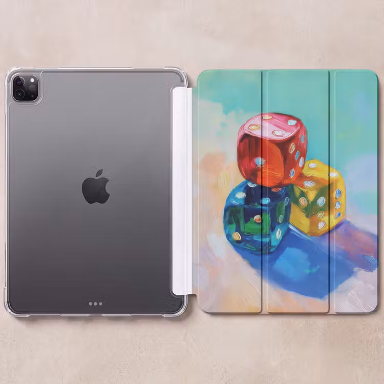 iPad-Hülle - Würfel - Bunt - Zahlen - Punkte — 6
