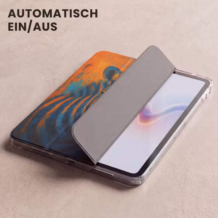 iPad-Hülle - Zebra - Abstrakt - Blau — 5