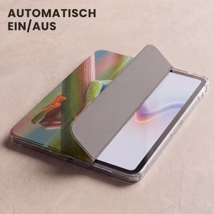 iPad-Hülle - Bunter Frosch - Grüner Stiel - Alert — 5