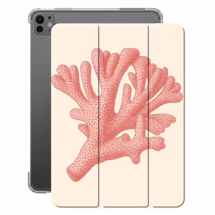 iPad-Hülle - Koralle - Tupfen - Rosa — 1