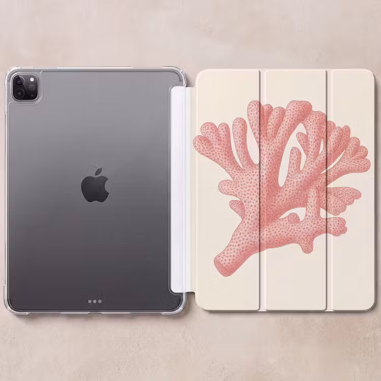 iPad-Hülle - Koralle - Tupfen - Rosa — 6