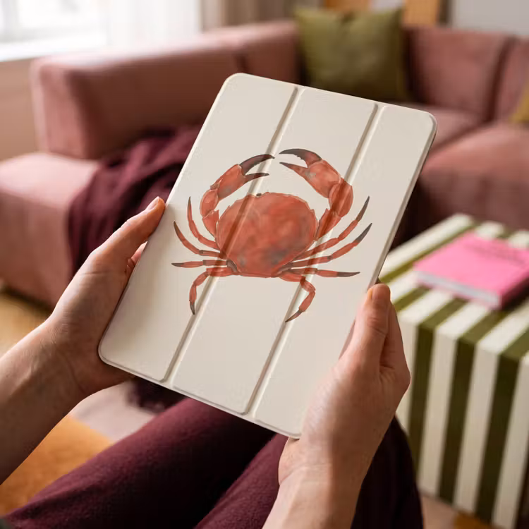 iPad-Hülle - Krabbe - leuchtend rot - Beine — 4