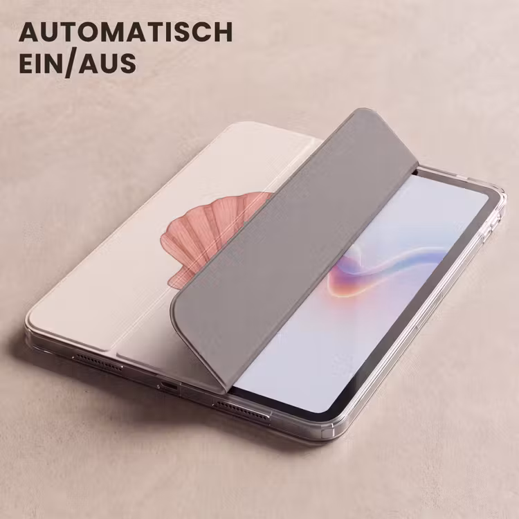 iPad-Hülle - Muschel - Rosa - Gerippt — 5