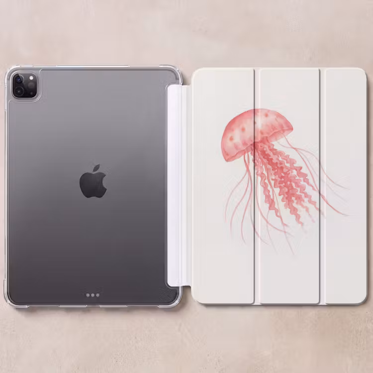 iPad-Hülle - Qualle - Tentakel - Rosa — 6
