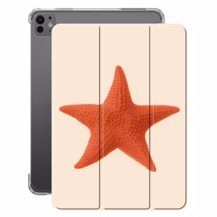 iPad-Hülle - Seestern - Bobbles - Rot — 1