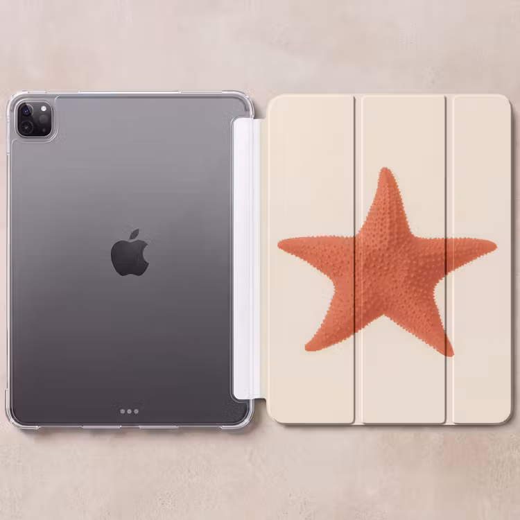 iPad-Hülle - Seestern - Bobbles - Rot — 6