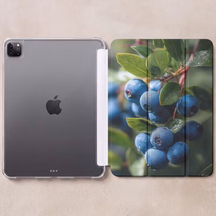 iPad-Hülle - Blaubeeren - Tautropfen - Natürliches Licht — 6