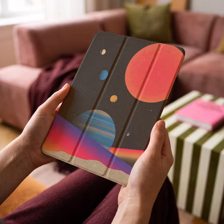 iPad-Hülle - Himmel - Planeten - Leuchtend bunt — 4
