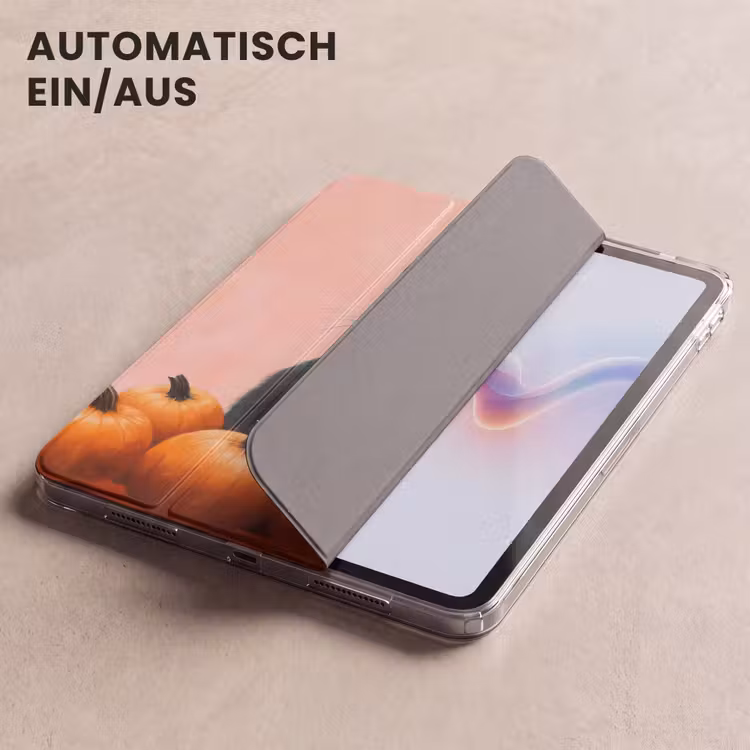 iPad-Hülle - Katze - Kürbis - Rosa — 5