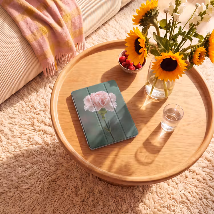 iPad-Hülle - Nelke - Rosa - Blütenblätter — 2