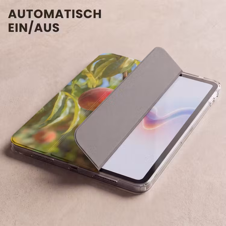 iPad-Hülle - Pfirsich - Blätter - Sonnenlicht — 5