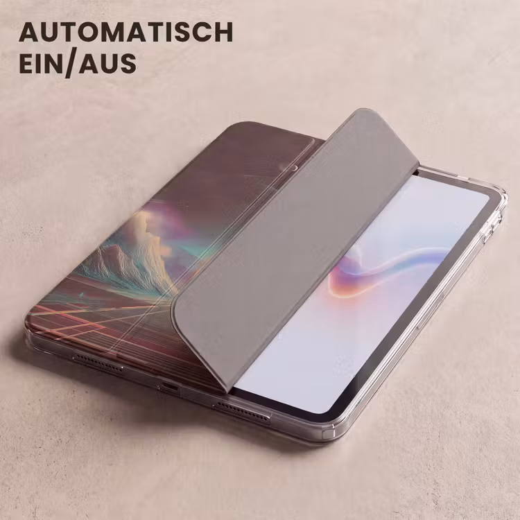 iPad-Hülle - Planeten - Neon - Berglandschaft - Sonne — 5