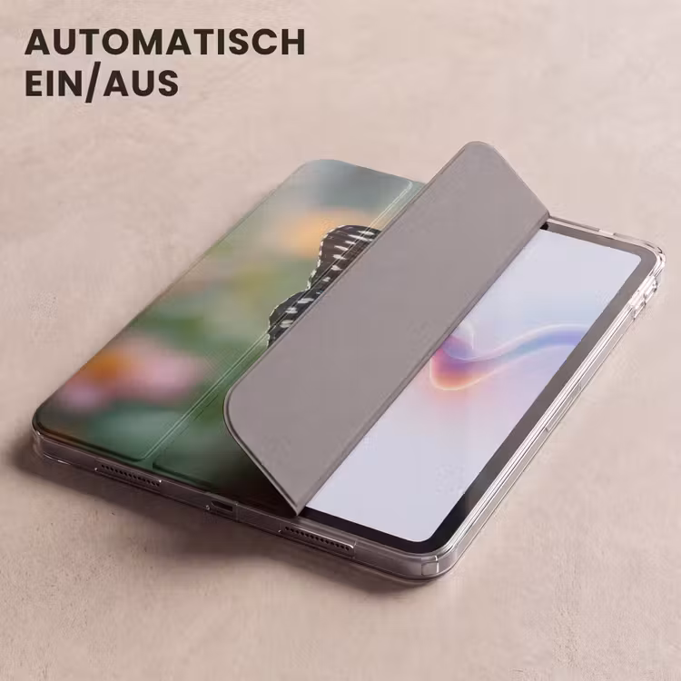 iPad-Hülle - Rosa Blumen - Schmetterling - Weichzeichner — 5