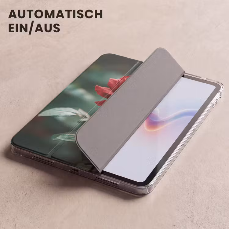 iPad-Hülle - Rose - Blätter - Tiefrot — 5